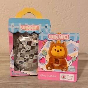 Miniso Winnie the Pooh “Naughty Party” Confirmed Squirrel Plush Pendant